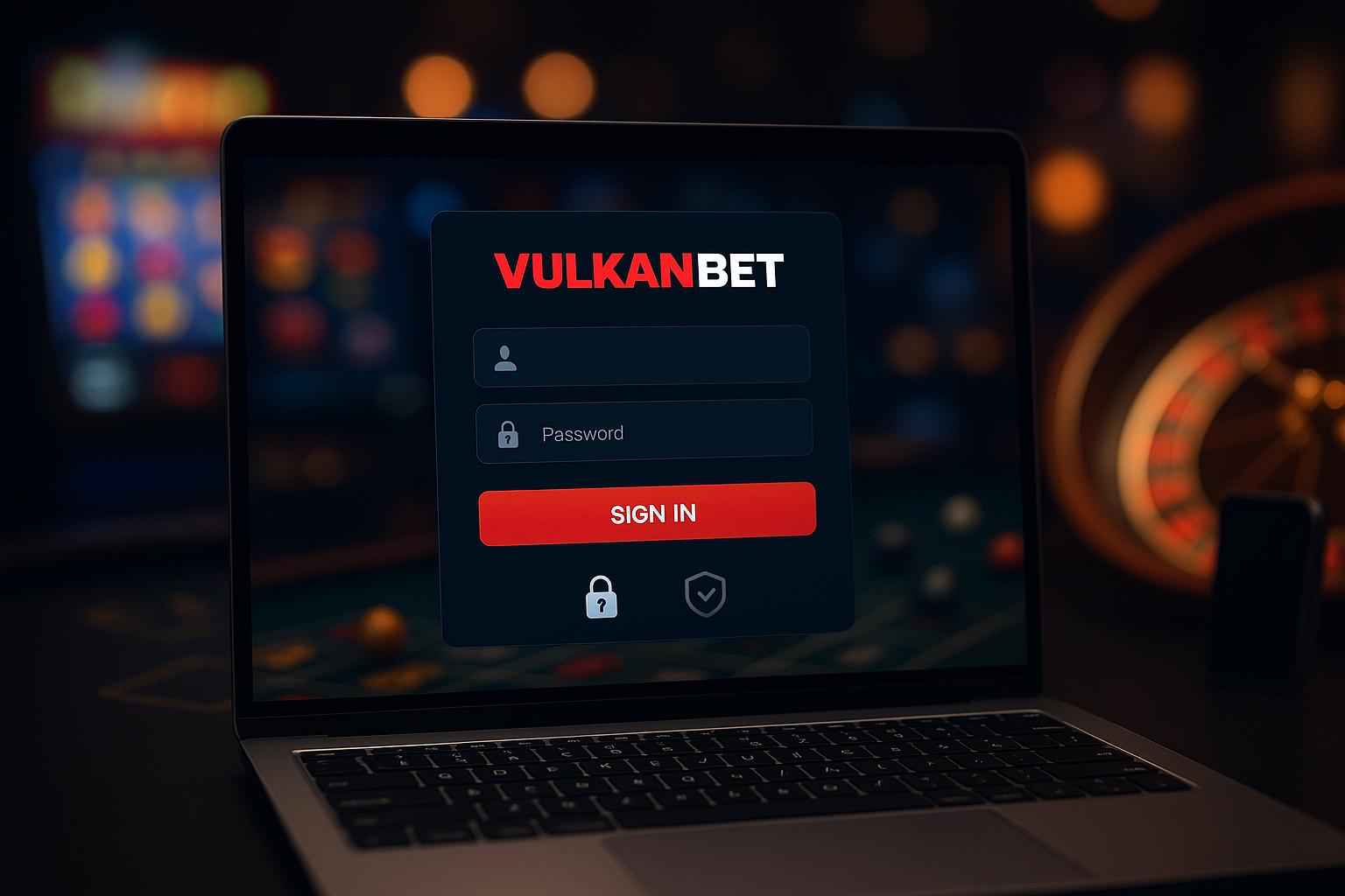 Criar uma nova Conta no plataforma VULKANBET