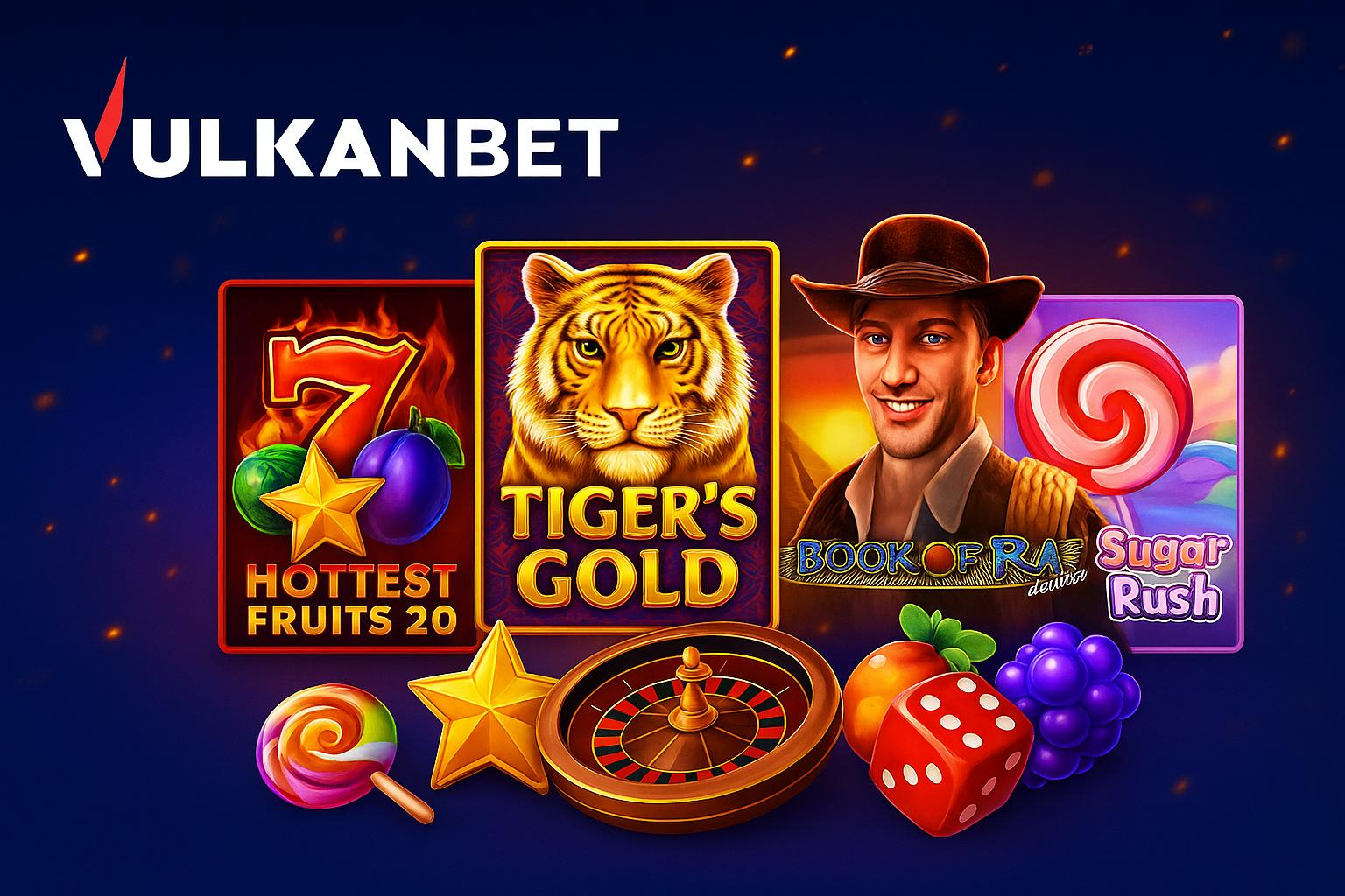 Explore o mundo das slot machines no VULKANBET Casino